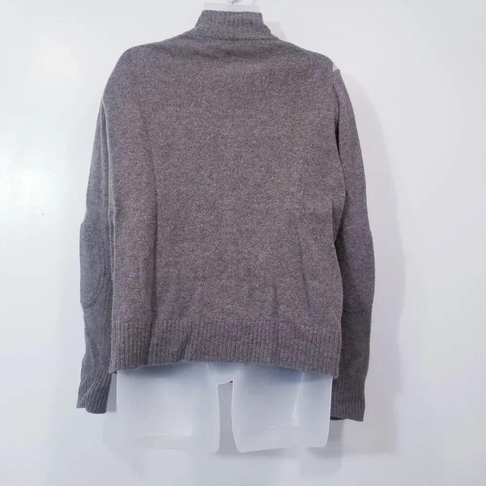 Premium Lambswool by J. Crew Argyle Full Zip Sweater